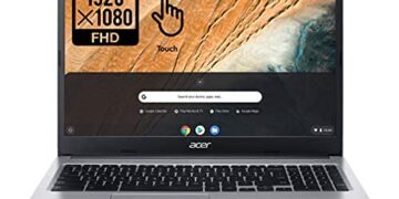 Acer 2022 Chromebook 315 15.6" Full HD 1080p IPS Touchscreen Laptop PC, Intel Celeron N4020 Dual-Core Processor, 4GB DDR4 RAM, 64GB eMMC, Webcam, WiFi, 12 Hrs Battery Life, Chrome OS, Silver