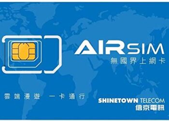 airSIM Global SIM Card (Bare Card) for Over 100 Countries with Tailor Made Days/Data Plans Covering Asia, Europe, America for Unlocked Device