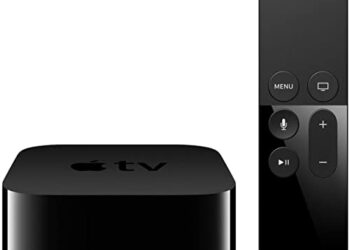Apple TV 4K HD 32GB Streaming Media Player HDMI with Dolby Digital and Voice search by Asking the Siri Remote, Black, MQD22LL/A-32G (Renewed)
