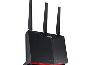ASUS RT-AX86U Pro (AX5700) Dual Band WiFi 6 Extendable Gaming Router, 2.5G Port, Mobile Game Mode, Port Forwarding, Subscription-Free Network Security, VPN, AiMesh Compatible