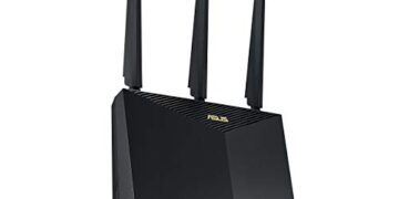 ASUS RT-AX86U Pro (AX5700) Dual Band WiFi 6 Extendable Gaming Router, 2.5G Port, Mobile Game Mode, Port Forwarding, Subscription-Free Network Security, VPN, AiMesh Compatible