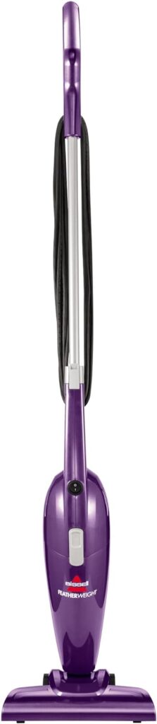 Bissell Featherweight Stick Lightweight Bagless Vacuum with Crevice Tool, 20334, Purple