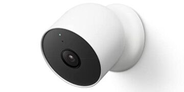 Google Nest Cam Outdoor or Indoor, Battery - 2nd Generation - 1 Pack