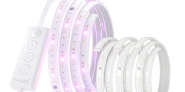 Nanoleaf Essentials Matter Bluetooth & Thread Smart LED Lightstrip 200" Smarter Kit (5m) - RGB & Whites, Controller, App & Voice Control (Works with Apple Home, Google Home, Samsung SmartThings)