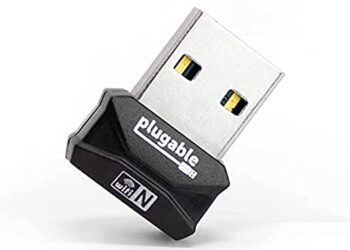Plugable USB 2.0 Wireless N 802.11n 150 Mbps Nano WiFi Network Adapter (Realtek RTL8188EUS Chipset) Driverless Plug and Play for Windows