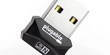 Plugable USB 2.0 Wireless N 802.11n 150 Mbps Nano WiFi Network Adapter (Realtek RTL8188EUS Chipset) Driverless Plug and Play for Windows