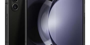 SAMSUNG Galaxy Z Fold 5 Cell Phone, Factory Unlocked Android Smartphone, 256GB , Big 7.6” Screen for Streaming, Gaming, Dual App View, One-Hand Control, Hands-Free Use, US Version, 2023,Phantom Black