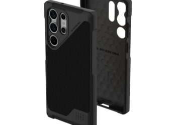 URBAN ARMOR GEAR UAG Designed for Samsung Galaxy S23 Ultra Case 6.8" Metropolis LT Pro Kevlar Black - Premium Rugged Heavy Duty Shockproof Protective Cover Compatible with Magnetic Charging