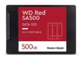 Western Digital 500GB WD Red SA500 NAS 3D NAND Internal SSD - SATA III 6 Gb/s, 2.5"/7mm, Up to 560 MB/s - WDS500G1R0A