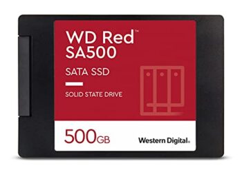Western Digital 500GB WD Red SA500 NAS 3D NAND Internal SSD - SATA III 6 Gb/s, 2.5"/7mm, Up to 560 MB/s - WDS500G1R0A