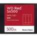 Western Digital 500GB WD Red SA500 NAS 3D NAND Internal SSD - SATA III 6 Gb/s, 2.5"/7mm, Up to 560 MB/s - WDS500G1R0A