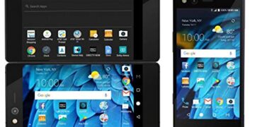 ZTE Axon M Z999 Unlocked GSM Smartphone w/ 20MP Camera and Foldable Dual Screens (for Multi-Tasking) - Carbon Black