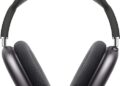 Apple AirPods Max Wireless Over-Ear Headphones, Active Noise Cancelling, Transparency Mode, Personalized Spatial Audio, Dolby Atmos, Bluetooth Headphones for iPhone – Space Gray