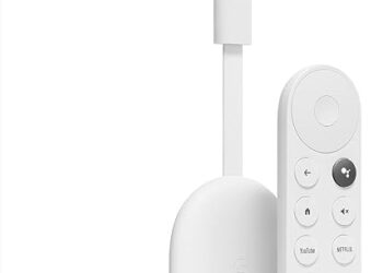 Chromecast with Google TV (HD) - Streaming Stick Entertainment on Your TV with Voice Search - Watch Movies, Shows, and Live TV in 1080p HD - Snow