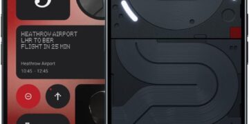 Nothing Phone (2a) 8+128GB - Handy ohne vertrag mit Nothing OS 2.5 - Schwarz