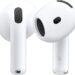 Apple AirPods 4 Wireless Earbuds, Bluetooth Headphones, with Active Noise Cancellation, Adaptive, Transparency Mode, Personalized Spatial Audio, USB-C Charging Case, Wireless Charging, H2 Chip