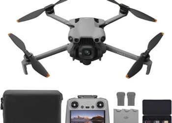DJI Mini 5 Pro Fly More Combo Plus with DJI RC 2, Drone with Camera, 1-Inch CMOS, 4K Drone for Beginners, Obstacle Sensing, ActiveTrack 360°, 225° Gimbal Rotation, Extended Battery Life