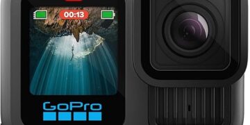 GoPro HERO13 Black - Waterproof Action Camera with 5.3K60 Video, 27MP Photo + Compatability with HB-Series Lenses