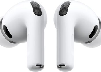 Apple AirPods Pro 3 Wireless Earbuds, Active Noise Cancellation, Live Translation, Heart Rate Sensing, Hearing Aid Feature, Bluetooth Headphones, Spatial Audio, High-Fidelity Sound, USB-C Charging