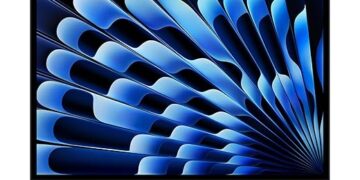 Apple MacBook Air with Apple M3 Chip, 13-inch, 8GB RAM, 256GB SSD Storage, Midnight (Renewed)