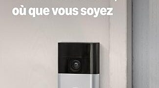 Ring Battery Doorbell — Head-to-Toe Video, Live View with Two-Way Talk, and Motion Detection & Alerts, Satin Nickel