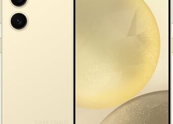 Samsung Galaxy S24 5G (128GB) AI Enabled, 120 Hz AMOLED Display, 50MP Camera, 8K Video, Nightography, Unlocked, Amber Yellow (Renewed)