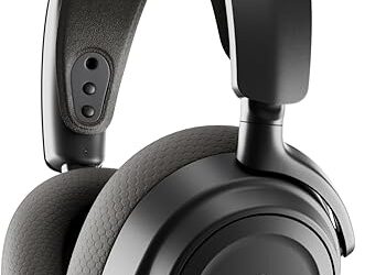 SteelSeries Arctis Nova 7 Wireless Gen 2 Gaming Headset - Real-Time App Control, 50+ HR Play, Neodymium Drivers, Mix 2.4GHz/Bluetooth, PC, PS5, PS4, Switch 1/2, Mobile - Black