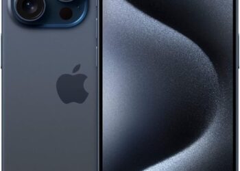 Apple iPhone 15 Pro Max, 256GB, Blue Titanium - Unlocked (Renewed)