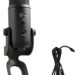 Blue Yeti USB Microphone for PC, Mac, Gaming, Recording, Streaming, Podcasting, Studio and Computer Condenser Mic with Blue VO!CE Effects, 4 Pickup Patterns, Plug and Play - Blackout