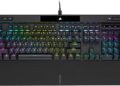 Corsair K70 RGB PRO Mechanical Gaming Keyboard (Cherry MX Brown Switches, 8,000Hz Hyper-Polling, Durable PBT Double-Shot Keycaps, Magnetic Soft-Touch Palm Rest) QWERTY, NA Layout - Black