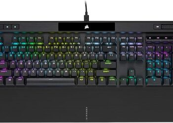 Corsair K70 RGB PRO Mechanical Gaming Keyboard (Cherry MX Brown Switches, 8,000Hz Hyper-Polling, Durable PBT Double-Shot Keycaps, Magnetic Soft-Touch Palm Rest) QWERTY, NA Layout - Black