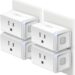Kasa Smart Plug Mini by TP-Link (HS103P4) - Smart Home WiFi Outlet Works with Alexa, Echo and Google Home, No Hub Required, Remote Control, 2.4GHz WiFi Required, 15 Amp, UL Certified, 4-Pack, White