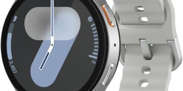 Samsung Galaxy Watch7 44MM Bluetooth AI Smartwatch w/Energy Score, Wellness Tips, Heart Rate Tracking, Sleep Monitor, Fitness Tracker, 2024,(Silver) (Renewed)