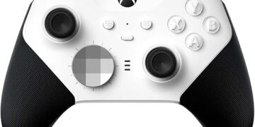 Xbox Elite Series 2 Core Wireless Gaming Controller (2025) – White – Xbox Series X|S, Xbox One, Windows PC, Android, and iOS - Elite Series 2 Edition